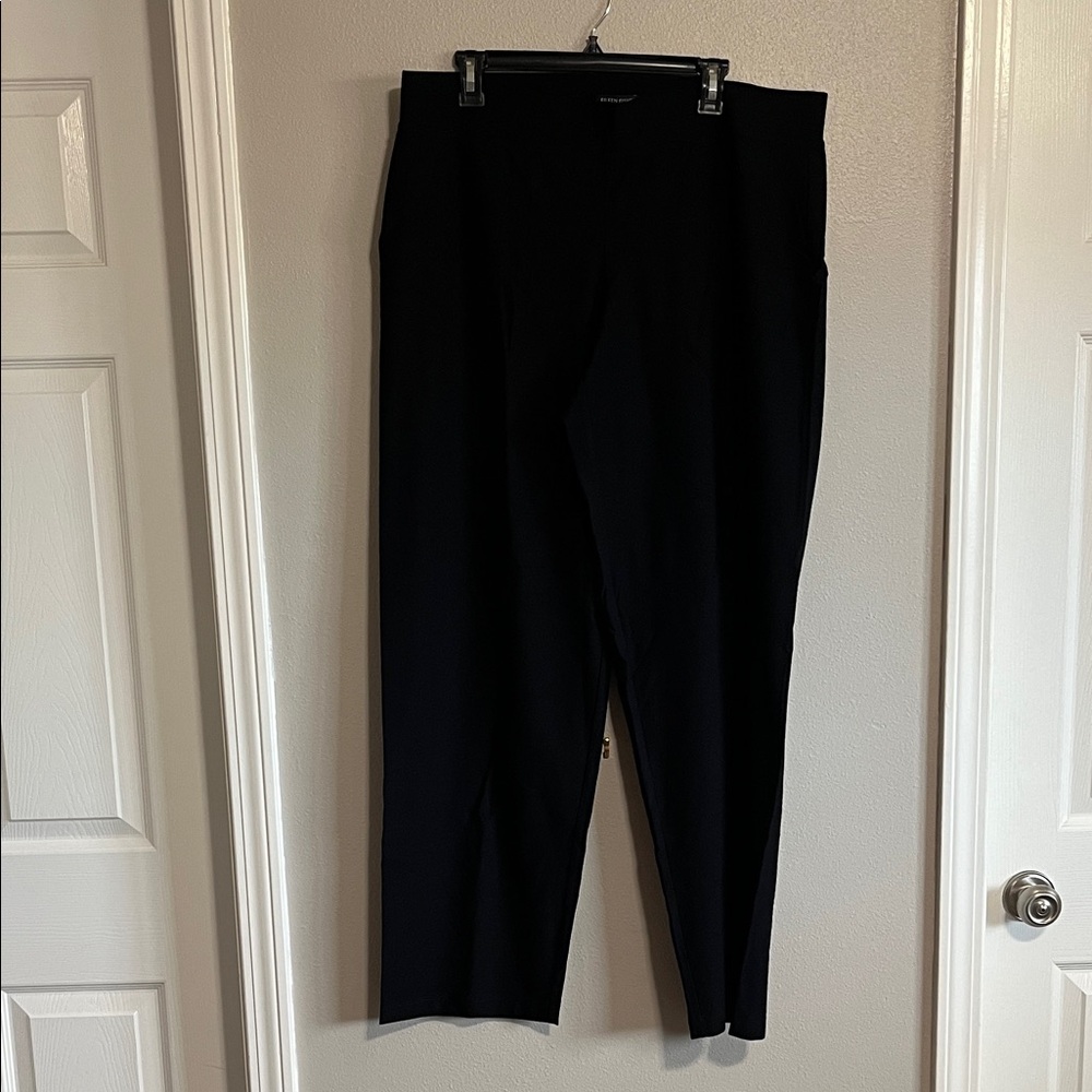 Eileen Fisher Black Straight Leg Pants
